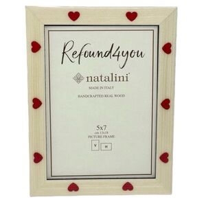 Natalini - ‘Hearts’ picture frame. 5” x 7”. NWT.